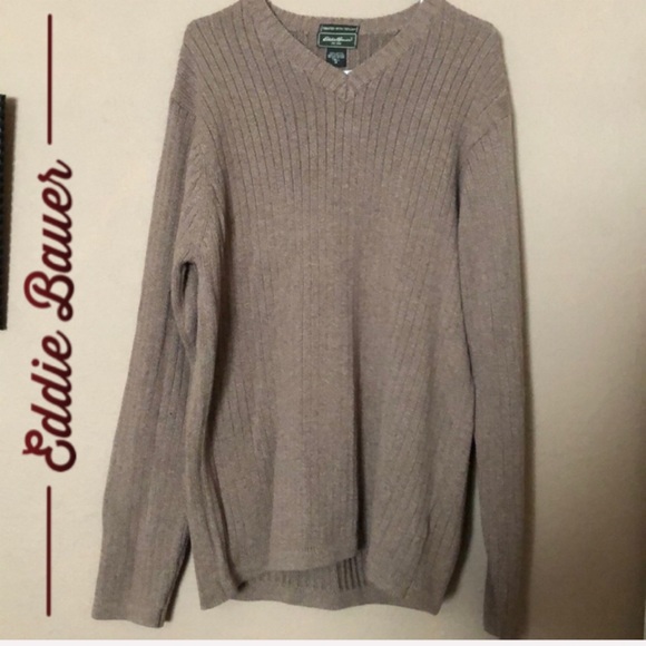 Eddie Bauer Other - Eddie Bauer men’s cable knit sweater Tall - M